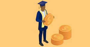 Student With Coins